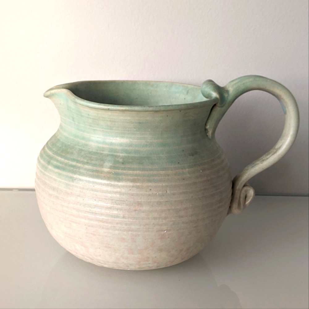 Gorgeous Pottery Pitcher Vessel Jug
